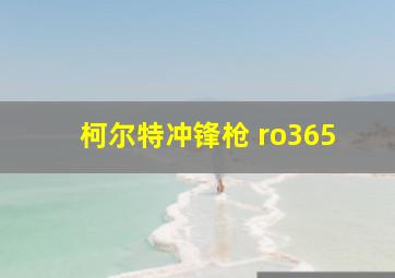 柯尔特冲锋枪 ro365